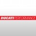 DUCATI Performance rettangolare | Sticker sagomato da 18 cm